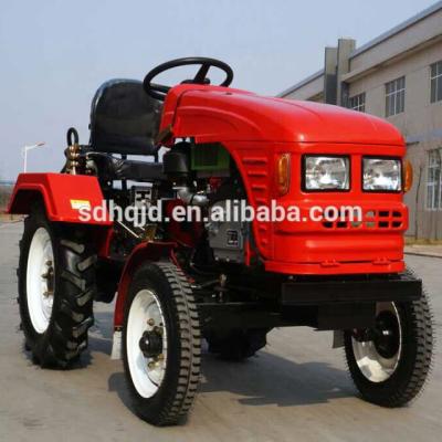 China Farms machinery and equipment 12hp 15hp 18hp farm tractor tractors with agriculture implements for sale