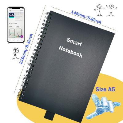 China High Quality Stone Paper Notebook Waterproof A5 Size Smart Reusable Notebook Erasable Planner for sale