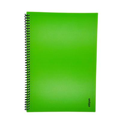 China Ready to Ship Green PP Cover Stone Paper Notebook Waterproof Reusable Notebook Smart for sale