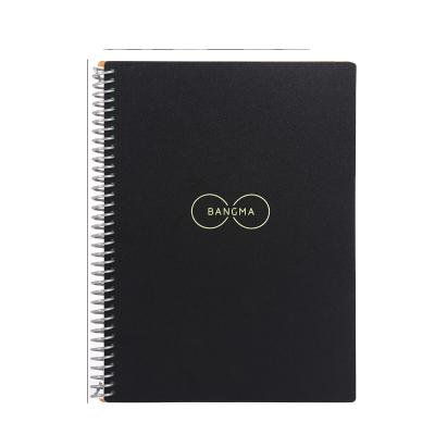 China OEM ODM metal spiral binding A4 smart reusable erasable notebook with erasable pen for sale