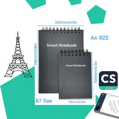 China All Weather Waterproof Notebook A6 Custom Mini Spiral Notebook Lined Writing Paper Reusable Notepad for sale