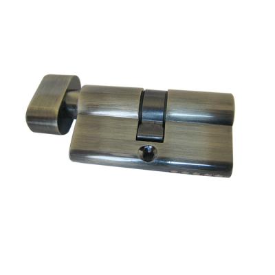 China Latest design lock cylinder with knob normal key aluminum single open lock cylinder for sale