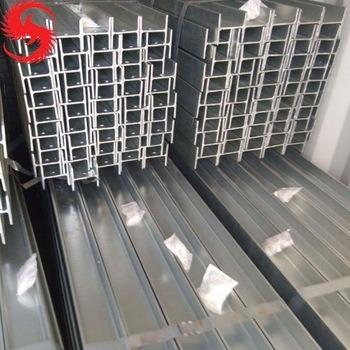 China Universal Bridge JIS G3192 SS400 Column / Beam Sizes , H Sections Hot Rolled Galvanized Steel Price for sale