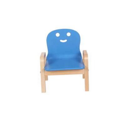 China Bentwood Color Smiley Designs Solid Wood Wingback Multicolor Optional Economic Custom Chair for sale