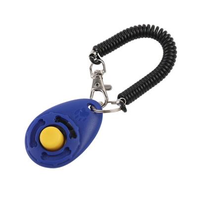 China Hot Selling Stocked Pet Trainer Water Droplets Dog Training Clicker for sale