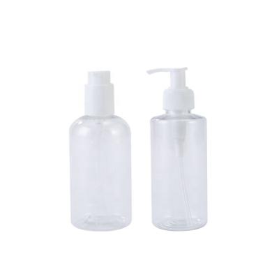 China 2021 Wholesale Clear Color Hand Gel Sanitizer Bottle Shampoo Lotion Plastic Bottle Airtight for sale