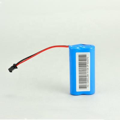 China Lights 1S2P rechargeable for light, flashlight 3.6v lithium battery pack for sale