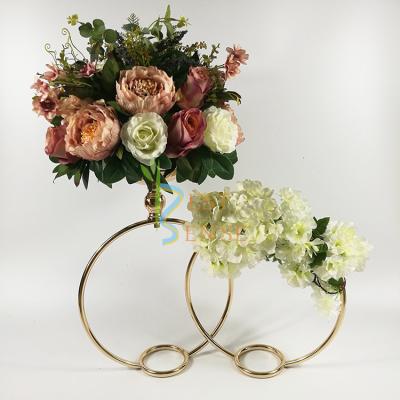 China wedding table ring centerpiece flower stand CPM-131 for sale