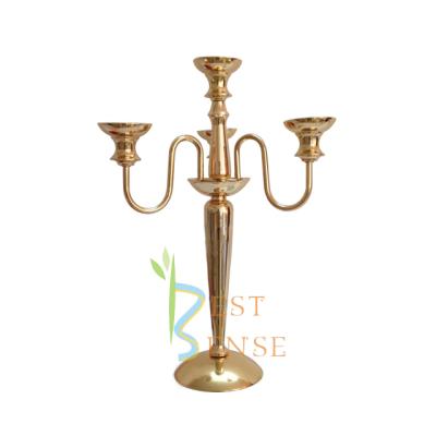 China Cheap Wedding Iron Table Candelabra Centerpieces for sale