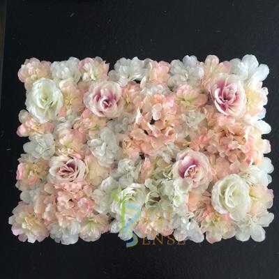 China Tropical Silk Flower Wall Wedding Backdrop for sale