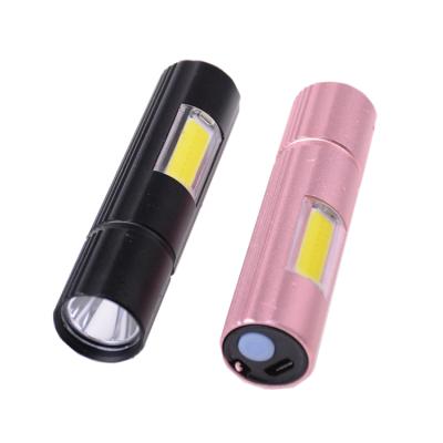 China New Come Handheld Dresser Blacklight Practical Small Size Cheap Mini Everyday Carry Kids Small Rechargeable Flashlight Penlight for sale