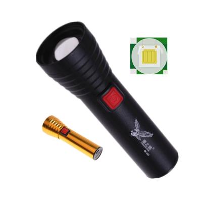 China Zoomable Led Light Customized Adjustable Powerful Rechargeable Flashlight Portable Dimming Waterproof Long Range Led Torch Light With USB for sale