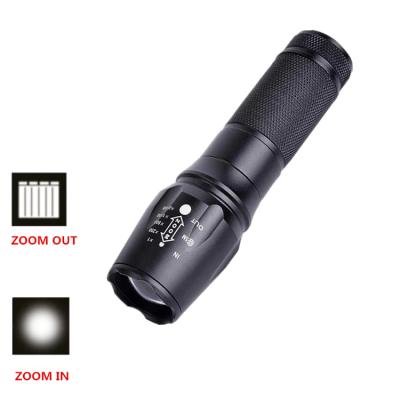 China Zoomable Led Light Customized 2000 Lumens Tactical Torch Light G700 Water Resistant A100 26650 Zoom 18650 3AAA High Lumen 10W XML T6 LED Flashlight for sale