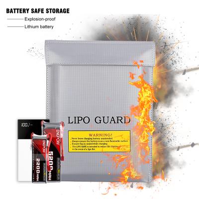 China 23X30Cm Flame Retardant Explosion Proof Battery Lipo Explosion Proof Safety Beat Fireproof Lithium Battery Care Bag for sale