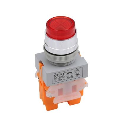 China High Lighted Pushbutton IP40 Industrial Push Button Switch Self Lock Switch NP4-DZS for sale