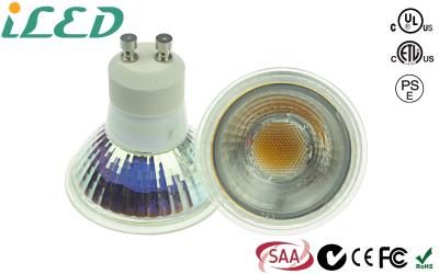 China 5w Glass Housing Energy Saving Gu10 Led Light Bulbs 230v For Bathrooms for sale