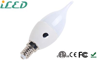 China 2700K 3000K 230V Led Candle Light Bulbs 4w 280lm / Led Clear Candle Lamps for sale