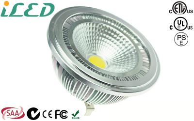 China ETL Listed 12V DC 10W G53 AR111 COB LED Spotlight Bulb Warm White 2700K 3000K for sale