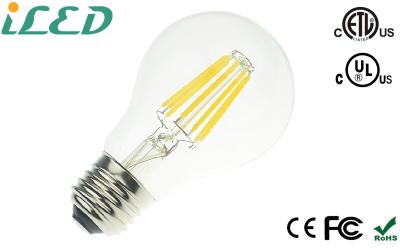 Cina 6000k ha condotto il volt 100lm/W del globo 120 delle lampadine A19 E27 del filamento su luminoso in vendita