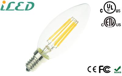 Chine Les ampoules Dimmable de filament menées par lustre décoratif ont mené des ampoules de bougie haut lumineuses à vendre