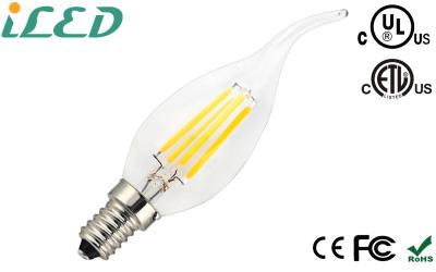 Cina 2200k 2700k 4000k 6000k C35T ha condotto la lampadina E12 4w 6w della candela del filamento in vendita