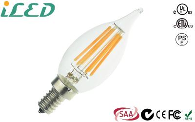 China 6W 3000K Dimmable C32 Led Filament Bulbs with 2 Year Warranty for sale