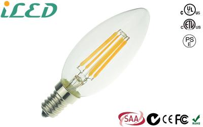 Chine 4 l'UL de la base 400LM du watt E26 E27 B22 a mené des ampoules Dimmable de filament à vendre