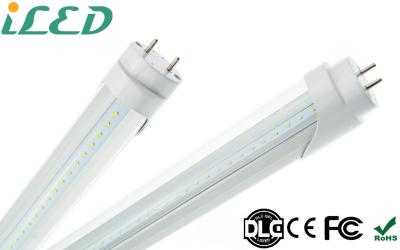 China 5000K SMD3014 1850lm G13 T8 LED Tube Light 18W 4ft 1200mm pf>0.95 DLC Approved for sale