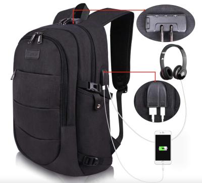 China With USB USB Charging Anti-theft Backpack, Waterproof Backpack Men's Large Capacity Computer Management Travel Sports Bag for sale