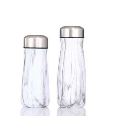 China New Design Sustainable Water Bottle 450ml Big Mouth Thermos Bottle Double Wall Classic Stainless Steel Thermos for sale