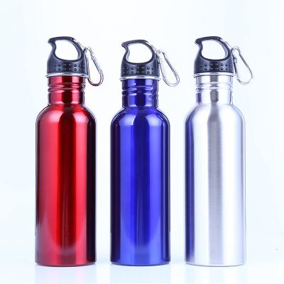 China Sustainable Wholesale Outdoor Metal Recycle 500ml Bicycle Drink Sports Single Wall Stainless Steel Water Bottle for sale