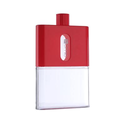 China Sustainable Classic Flat Plastic Square Plastic Casual Novelty Notebook Promotion A5 Style Drinking Bottle for sale