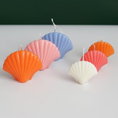 China Sustainable 3D Shell Scallop Candle Mold DIY Handmade Pearl Shell Candle Plastic Candle Making Supplies for sale