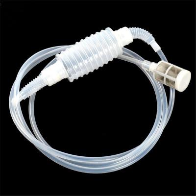 China 2m Sustainable Hand Knead To Siphon High Efficiency Filter Silicone Hose Homemade Wine Transfer Filter Tube Craft Brew for sale