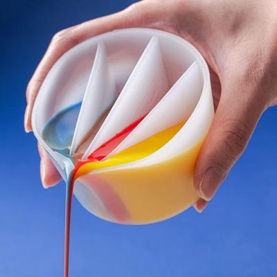 China DIY Silicone Epoxy Resin Cups Resin UV Color Dispensing Viable Mixing Measuring Cup Glue Resin Tools For Jewelry Making Craft for sale