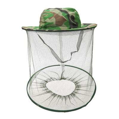 China Fashionable Camouflage Covers Fishing Outdoor Sunscreen Hat Jungle Mosquito Field Shawl Bee Camouflage Camouflage Hat Waterproof Bucket Hats for sale