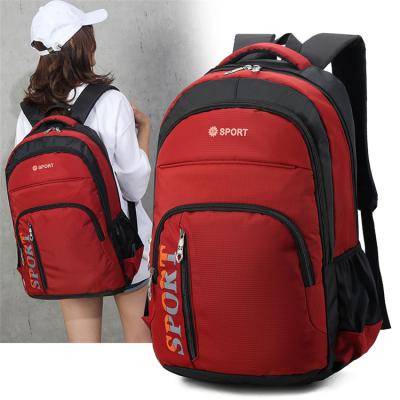 China New Waterproof Hot Sales Travel Polyester Fashion School Backpack Black Yiwu Whloesale Custom Price for sale