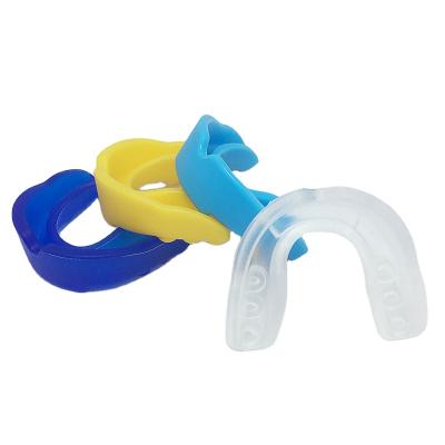 China Trainning Boxing Clear Mouthguard For Apnea Sports Grinding Snoring Braces Sport Protective Muttahida Majlis-e-Amal Mouth Guard for sale