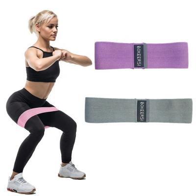 China Body Buliding Fitness Exercise Yoga Elastic Cloth Band Non Slip Resistance Bands For Legs And Butt Hot Products for sale