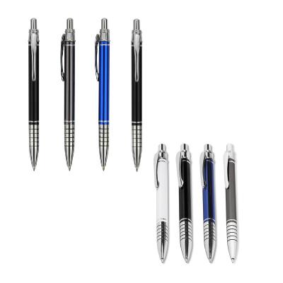 China Aluminum anodized custom metal logo ballpoint pen promotional ballpoint pen promotional pen boligrafos custom metal pen for sale