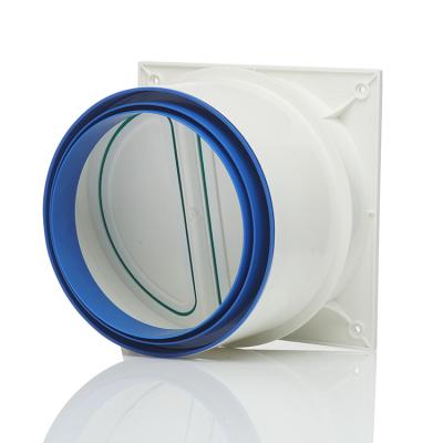 China High Sealing / High Rate Exhaust Carrying Plastic Bathroom Anti-Smell Check Valve Toilet Check Flap Damper Back Pressure Plastic Air Valve For Exhaust System ventilation for sale