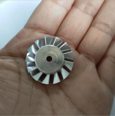 China 5 Axis Aluminum CNC Machining Motor High Speed ​​Blade Balance Aluminum Impeller Customized Fan Accessories Hardware Stamping for sale