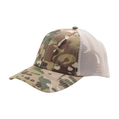 China JOINT Camouflage Mesh Custom Print Trucker Unstructure Camouflage Full Camouflage Dad Hats for sale