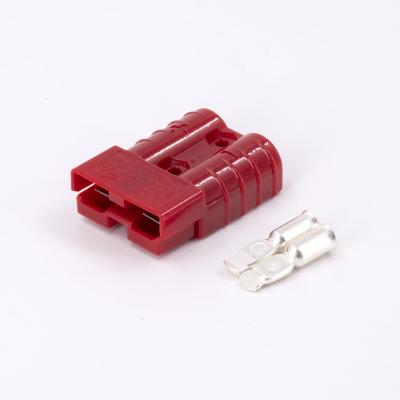 China Red Power 50A Charger for Andersonstyle Connector and 50Amp 600v Battery Charging Socket for sale