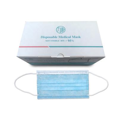 China Safety Protection Shopping Disposable Medical Surgical Face Mask 50pcs Per Box for sale