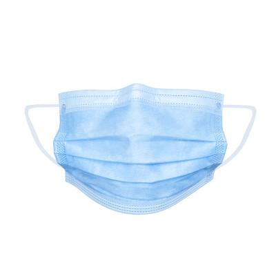 China Protective Likang Shandong 3ply Breathable Safety Durable Nonwoven For Germ Protection Face Mask Disposable High Breathable Face Masks for sale