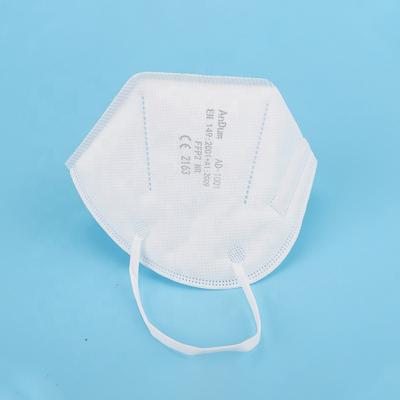 China Wholesale Likang Shandong anti dust 5ply nonwoven medical ffp2 dust mask adult safety disposable breathable protective ffp2 mask for sale