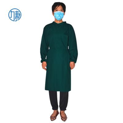 China SDLikang Factory Supply Long Sleeve Reusable Medical Gown Anti-Static Anti-Grease Isolation Medical Direct Place Surgical Gown for sale