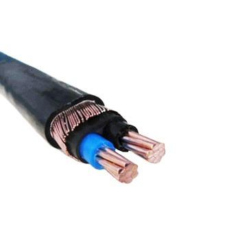 China Power Plant XLPE/PE Insulated Cable Conductor Copper Neutral Armored Overhead Concentric Cable t6AWG for sale