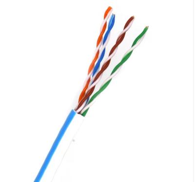 China Local Communication Cable 1000FT Cat5e PVC Jacket Unshielded 24AWG Ethernet Cable (UTP) 0.50mm for sale